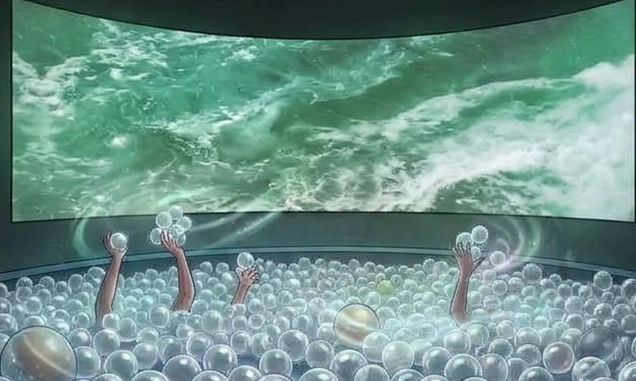 Ball Pool Tides room at The Infinity-Z: dive into a sea of stars