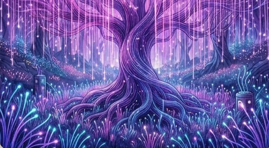 The Eden room at The Infinity-Z: the forest of resonating light